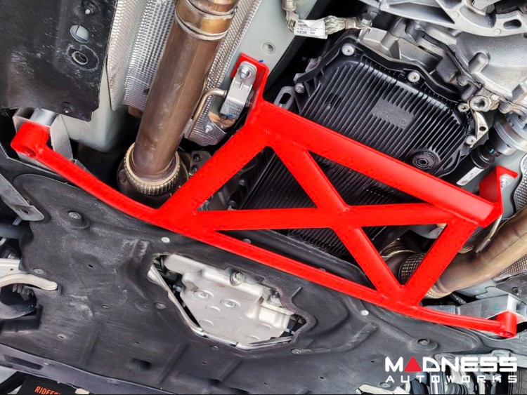 alfa, Stelvio, romeo, brace, front, chassis, corsa, forza, cfp,sub,frame,subframe,lower,tie,bar